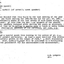 Minutes, 1961-04-28. The St...