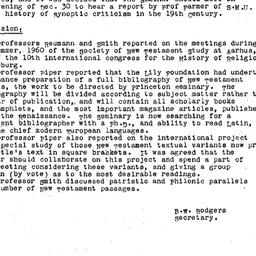 Minutes, 1960-10-28. The St...