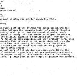 Minutes, 1961-02-24. The St...