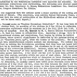 Minutes, 1973-03-30. The St...