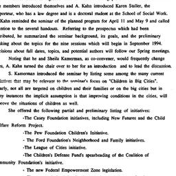 Minutes, 1994-02-14. Childr...
