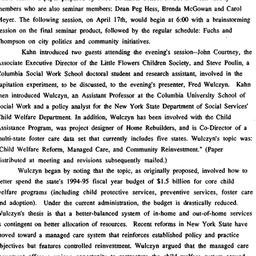 Minutes, 1995-02-20. Childr...