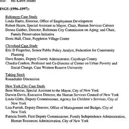 Schedules, Children and The...
