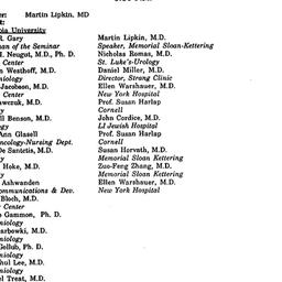 Minutes, 1991-04-01. Cancer...