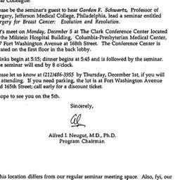 Announcements, 1994-12-05. ...