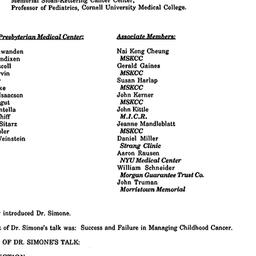 Minutes, 1993-03-23. Cancer...