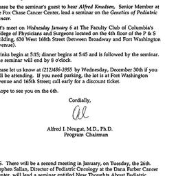 Announcements, 1993-01-06. ...
