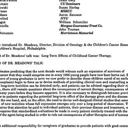 Minutes, 1993-02-22. Cancer...