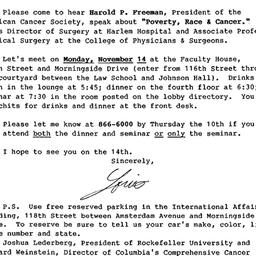 Announcements, 1988-11-14. ...