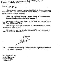 Announcements, 2000-03-23. ...
