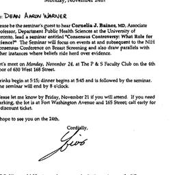 Announcements, 1997-11-24. ...