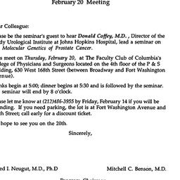 Announcements, 1992-02-20. ...