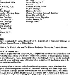 Minutes, 1992-01-13. Cancer...