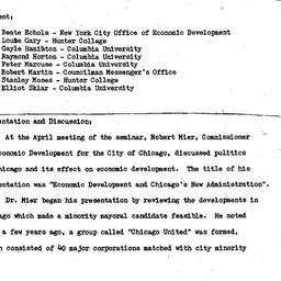 Minutes, 1984-04-11. Urban ...