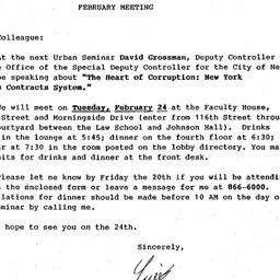 Announcements, 1987-02-24. ...