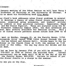 Announcements, 1983-01-31. ...