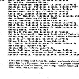 Minutes, 1985-05-06. Urban ...