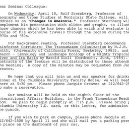 Announcements, 1990-04-18. ...
