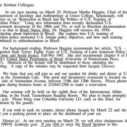 Announcements, 1990-03-29. ...
