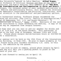 Announcements, 1991-04-18. ...