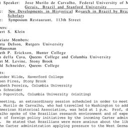 Minutes, 1977-01-02. Brazil...