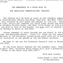 Announcements, 1981-03-26. ...