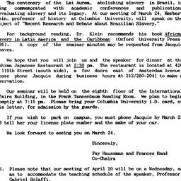 Announcements, 1988-03-24. ...