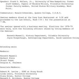Announcements, 1978-05-19. ...