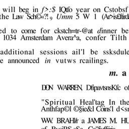 Announcements, 1977-10-20. ...