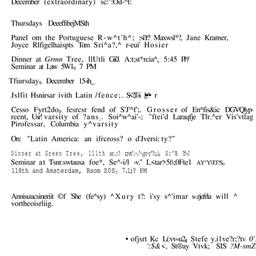 Announcements, 1977-12-08. ...