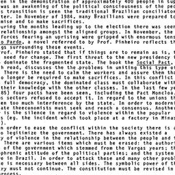 Minutes, 1985-01-24. Brazil...
