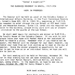 Announcements, 1984-10-25. ...