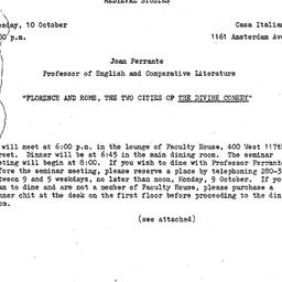 Announcements, 1978-10-10. ...