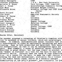 Minutes, 1991-02-12. Mediev...