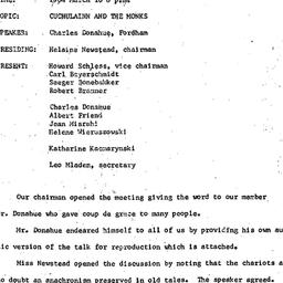 Minutes, 1964-03-10. Mediev...