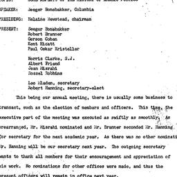 Minutes, 1964-05-12. Mediev...