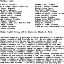 Minutes, 1994-04-05. Mediev...