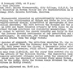 Minutes, 1966-02-08. Mediev...