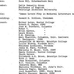 Minutes, 1983-10-11. Mediev...
