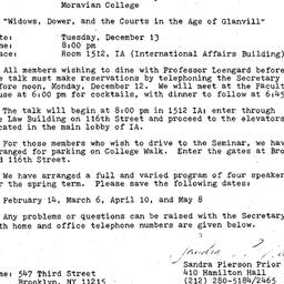 Announcements, 1983-11-29. ...