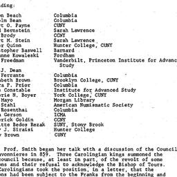 Minutes, 1987-03-03. Mediev...