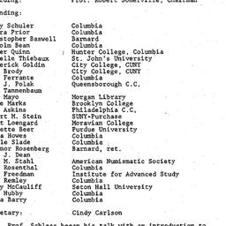 Minutes, 1987-04-21. Mediev...