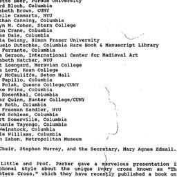 Minutes, 1994-10-04. Mediev...