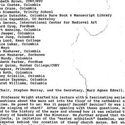 Minutes, 1994-12-06. Mediev...