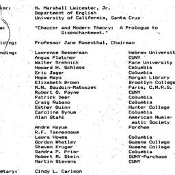 Minutes, 1988-11-01. Mediev...