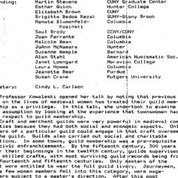 Minutes, 1989-02-14. Mediev...