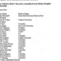 Minutes, 2000-03-07. Mediev...