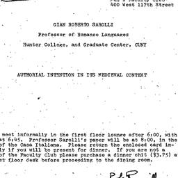 Announcements, 1971-02-09. ...