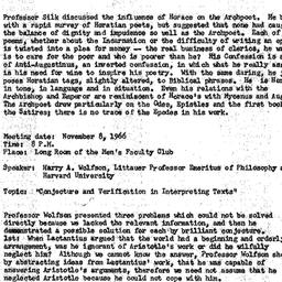 Minutes, 1966-10-11. Mediev...