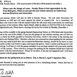 Announcements, 1997-11-18. ...